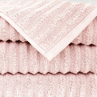 100% Turkish Cotton Ribbed 6 Piece Towel Set