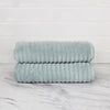 100% Turkish Cotton Ribbed Bath Towels 2 Piece Set
