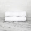 100% Turkish Cotton Ribbed Bath Towels 2 Piece Set
