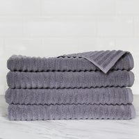 100% Turkish Cotton Ribbed Towels