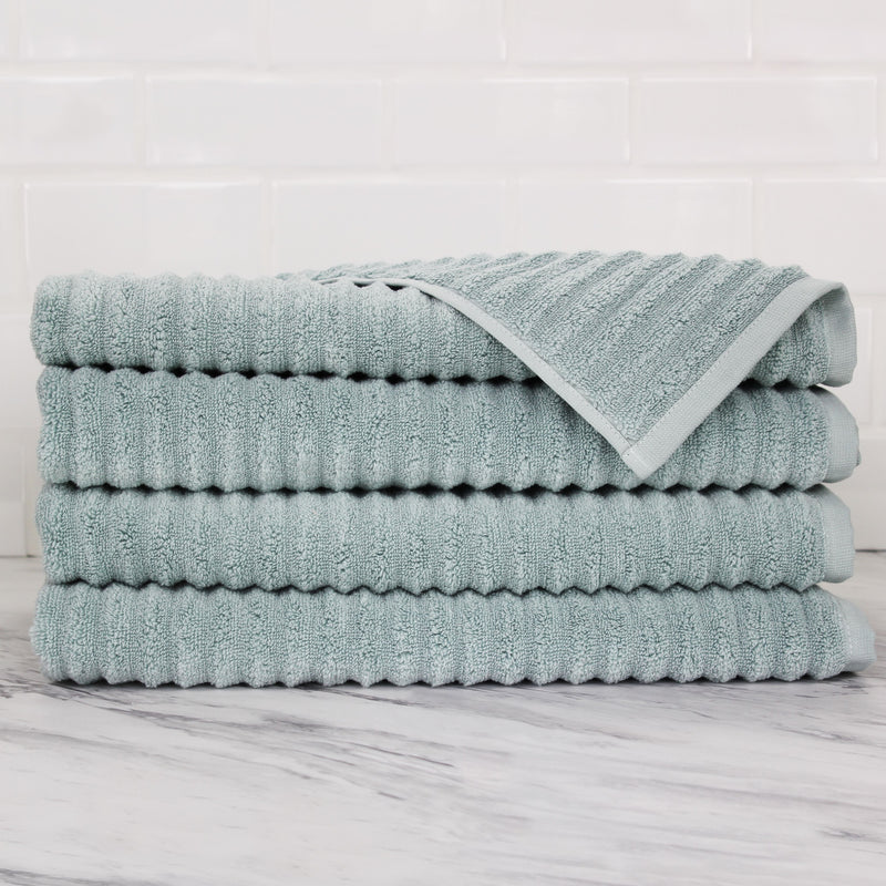 100% Turkish Cotton Ribbed Towels