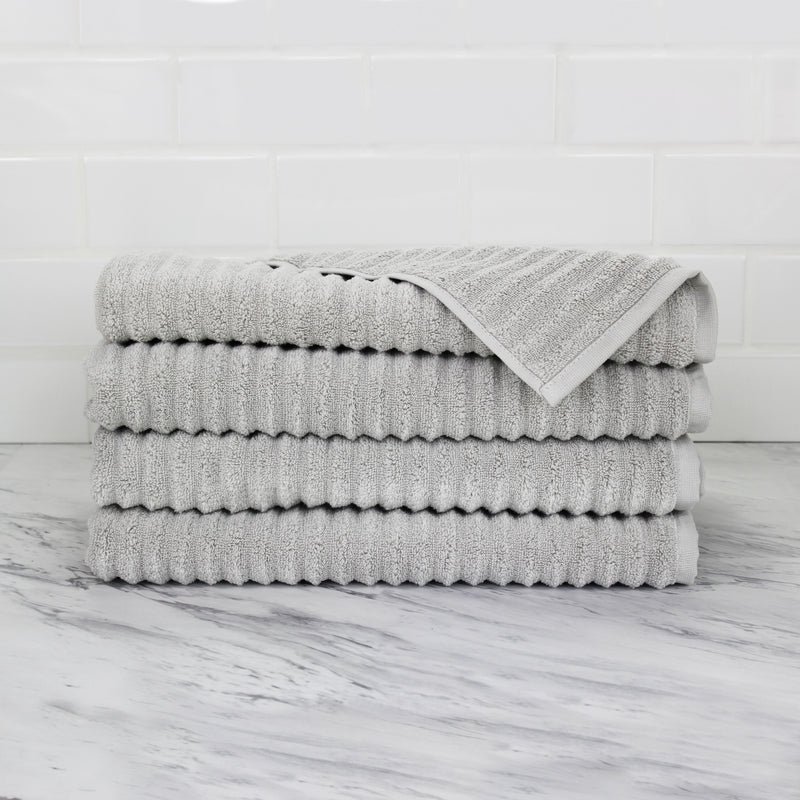 100% Turkish Cotton Ribbed Towels
