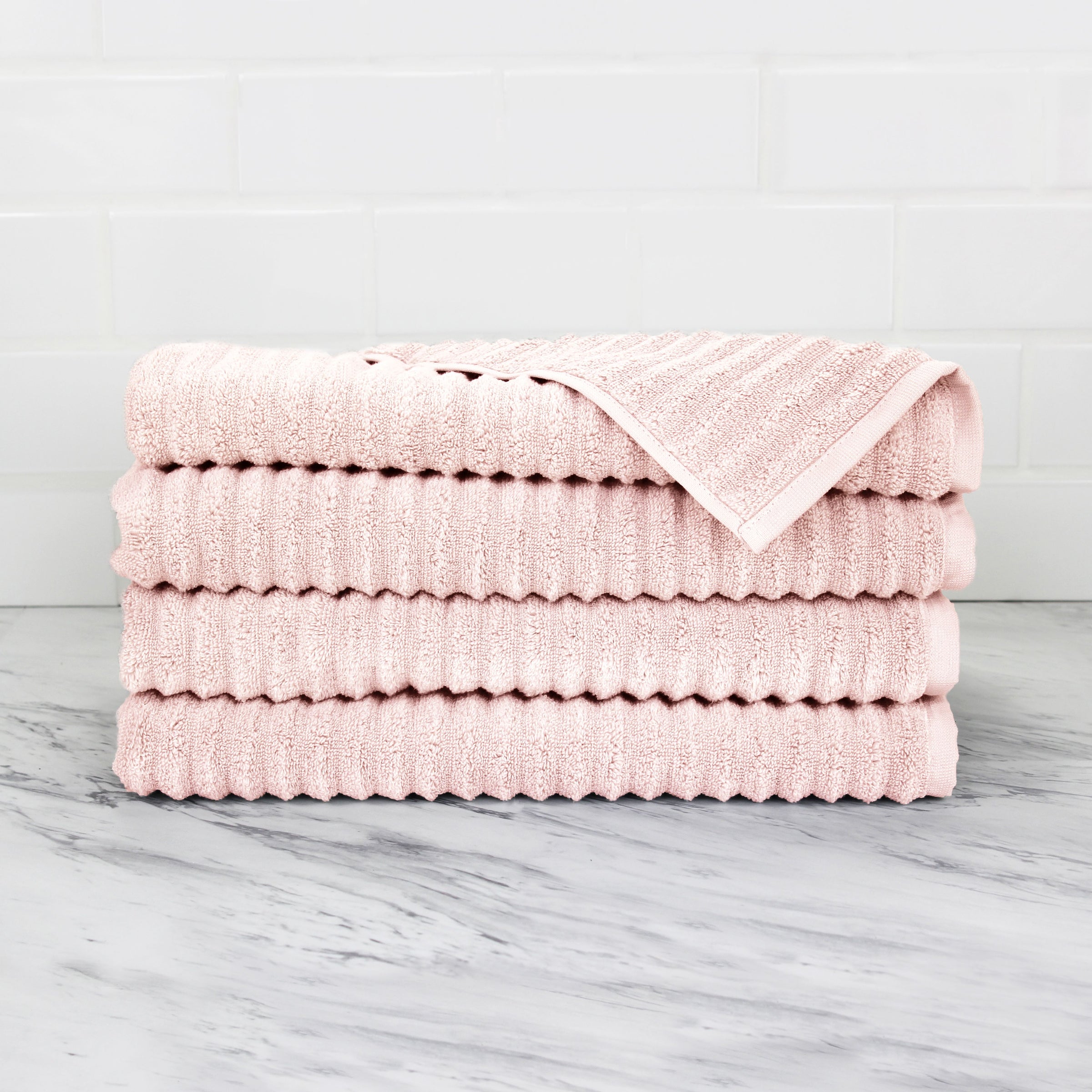 100% Turkish Cotton Ribbed Towels