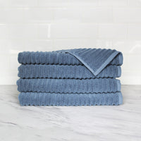 100% Turkish Cotton Ribbed Towels