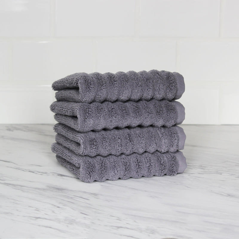 100% Turkish Cotton Ribbed Towels