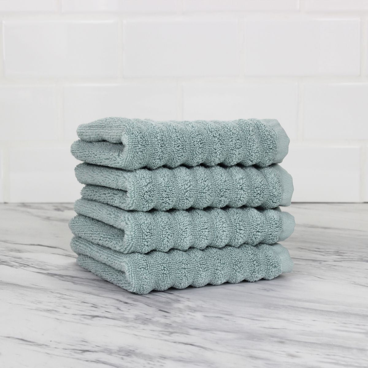 100% Turkish Cotton Ribbed Towels