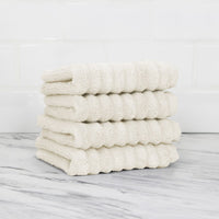 100% Turkish Cotton Ribbed Towels