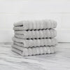 100% Turkish Cotton Ribbed Towels