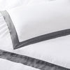 100% Linen Border Hem Duvet Sets