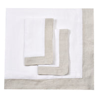 100% Linen Border Hem Duvet Sets