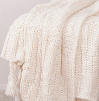 Chunky Sweater Knit Throw