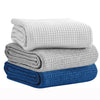 Cotton Waffle Weave Blanket