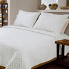 Diamond Square Cotton Quilt Set