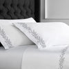 600 Thread Count Floral Vine Embroidered Sheet Set