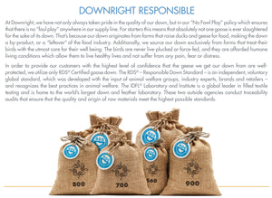 Organa 650+ Certified Organic White Goose Down Comforter