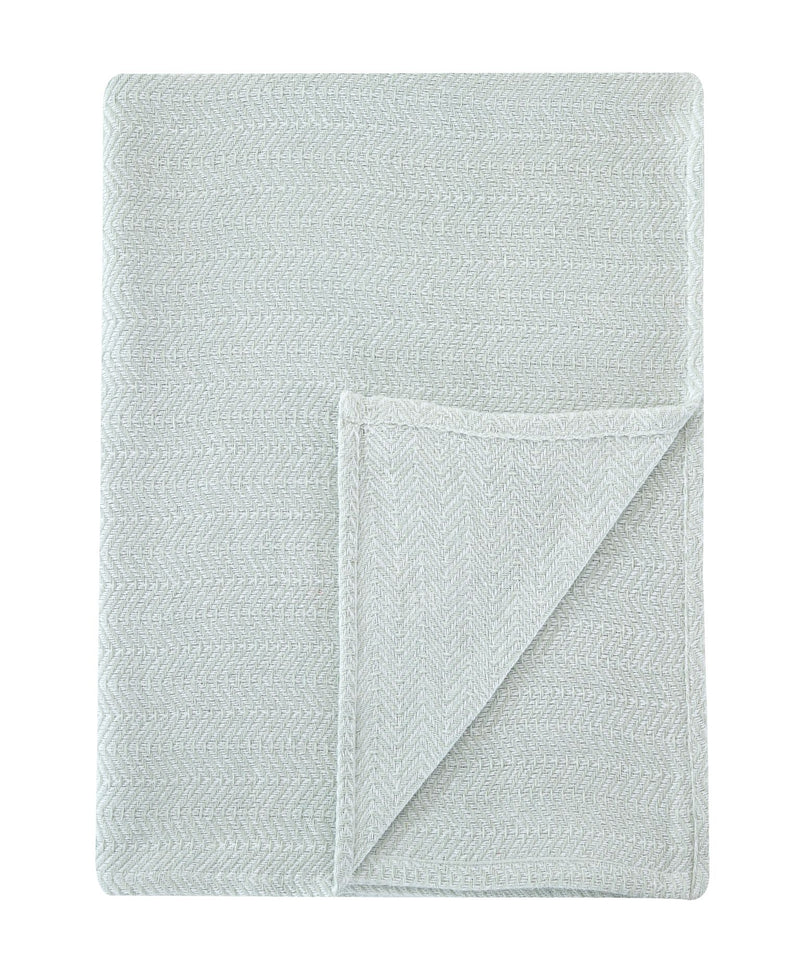 Herringbone Cotton Blanket – Laytner's Linen & Home