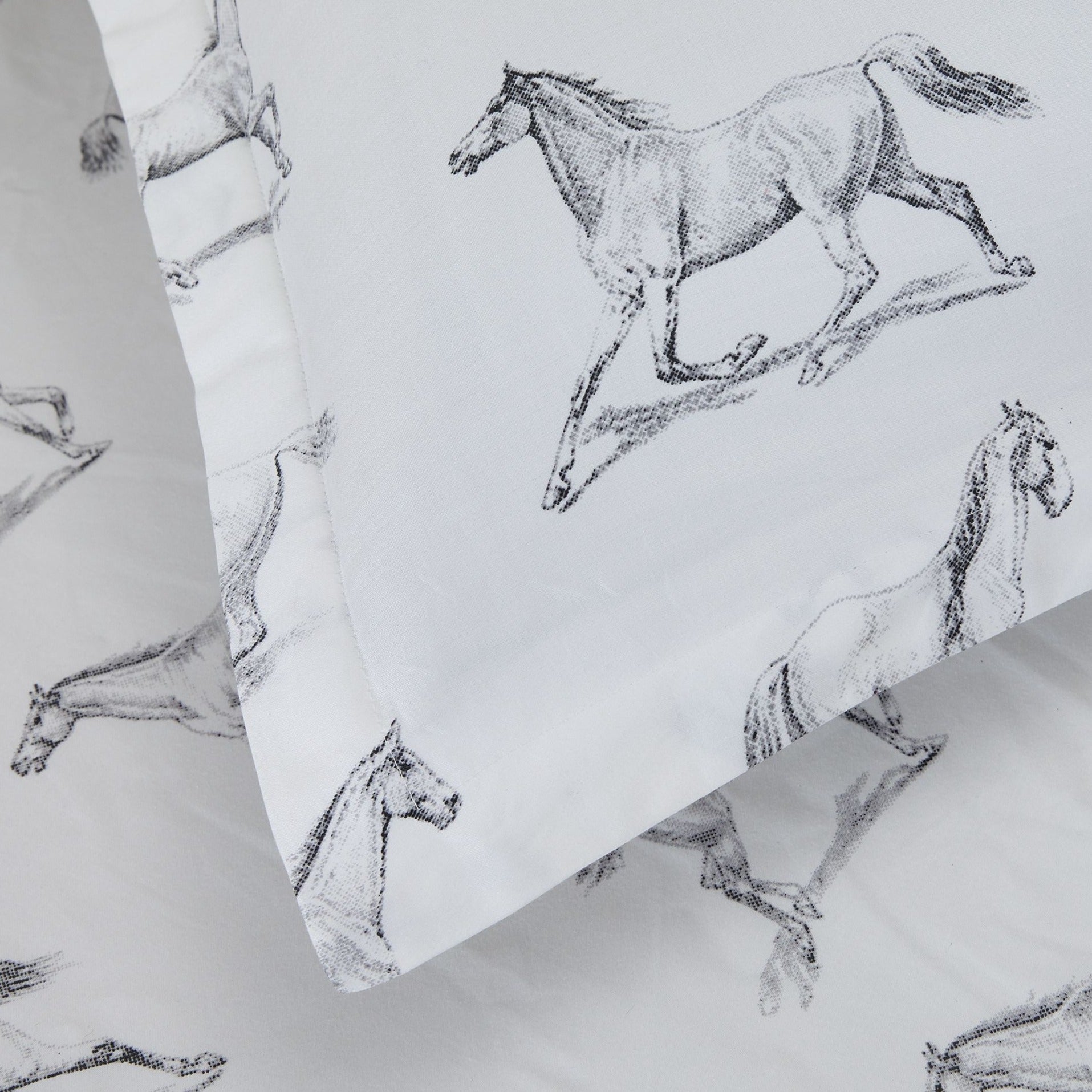 Horses Printed Duvet Set