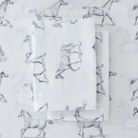 Horses Printed Sheet Set