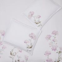 Hydrangea 100% Cotton Embroidered Duvet Set