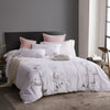 Hydrangea 100% Cotton Embroidered Duvet Set