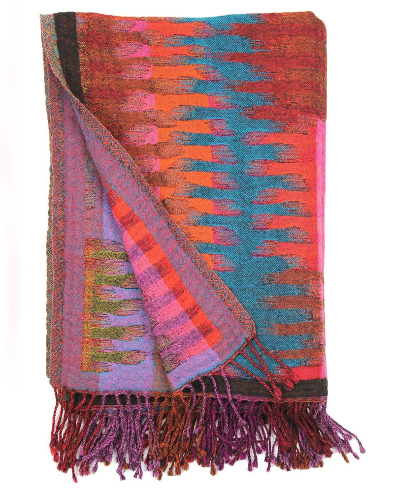 Ikat Wool Throw