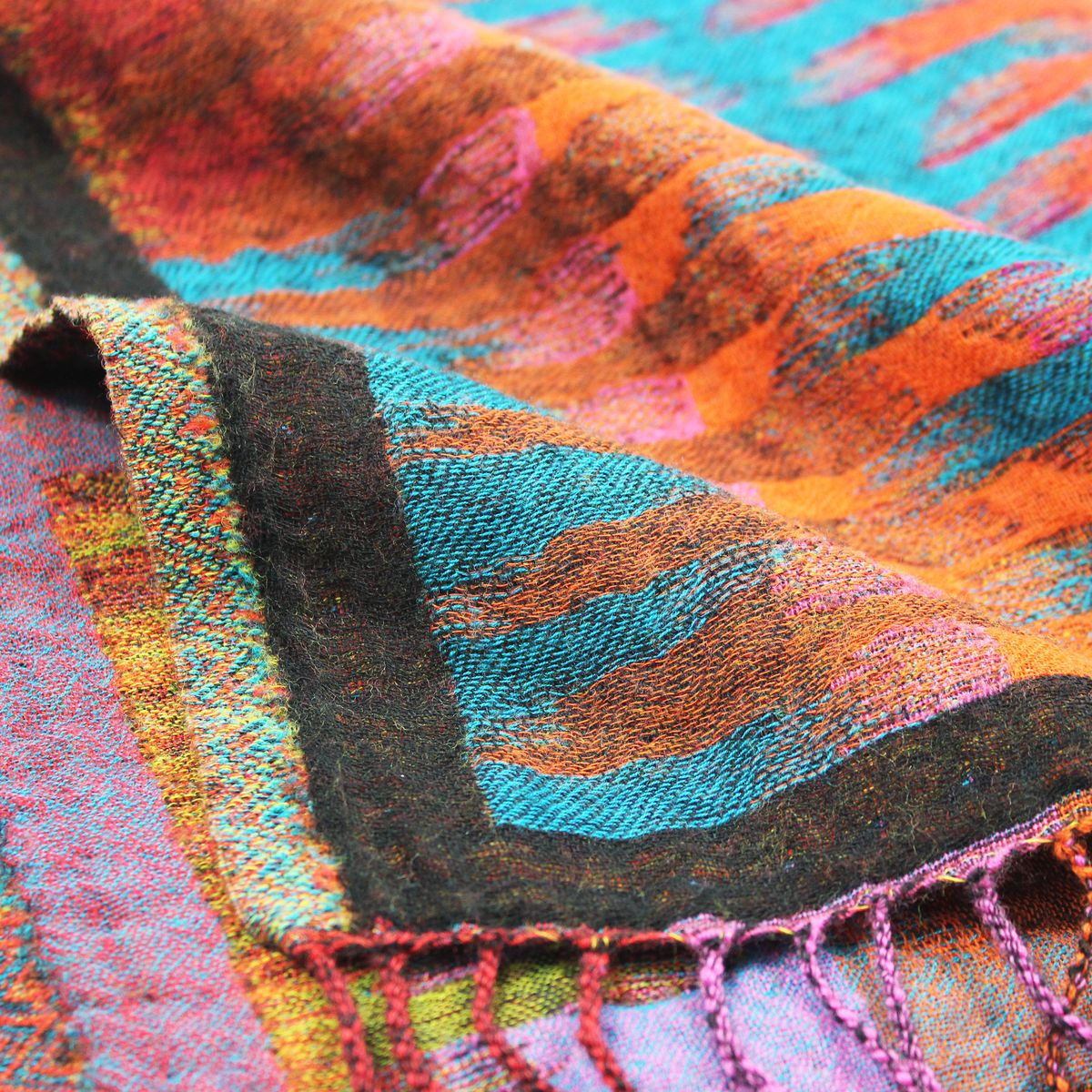 Ikat blanket deals