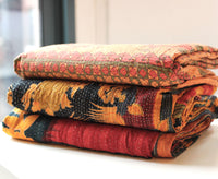 Kantha Overdyed Throws