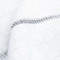 100% Linen Ladder Hem Pillowcase Pair