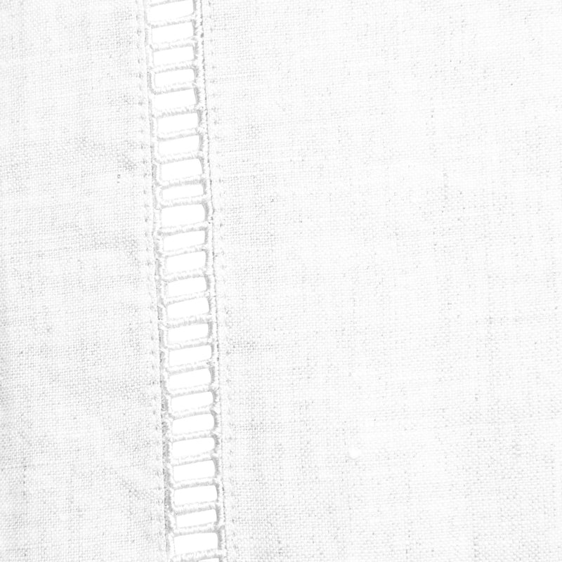 100% Linen Ladder Hem Pillowcase Pair