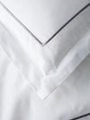 Single Stripe Embroidered Percale Duvet Set