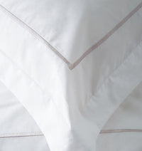 Single Stripe Embroidered Percale Duvet Set