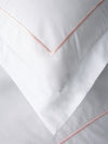 Single Stripe Embroidered Percale Duvet Set