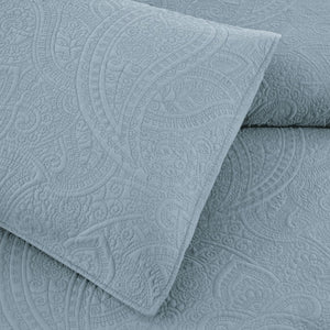 Pretty Paisley Cotton Quilt Set