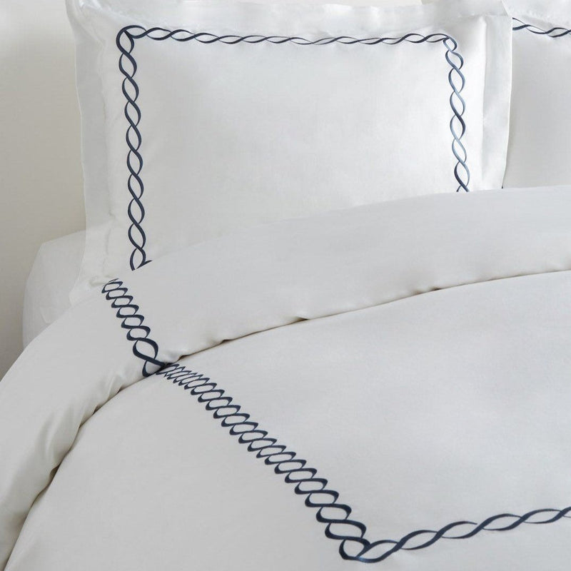 600 Thread Count Rope Embroidered Duvet Set