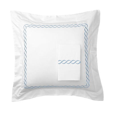 600 Thread Count Rope Embroidered Euro Sham Pairs
