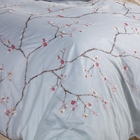 Sakura 100% Cotton Embroidered Duvet Set