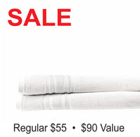 Haute Monde 100% Turkish Cotton 2 Piece Bath Sheet Set