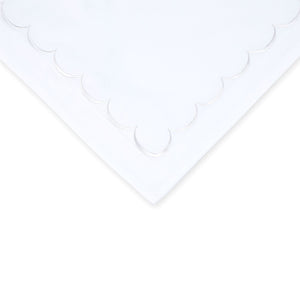 600 Thread Count Scallop Embroidered Duvet Set