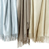 Plaza Silk Throw with Fringe