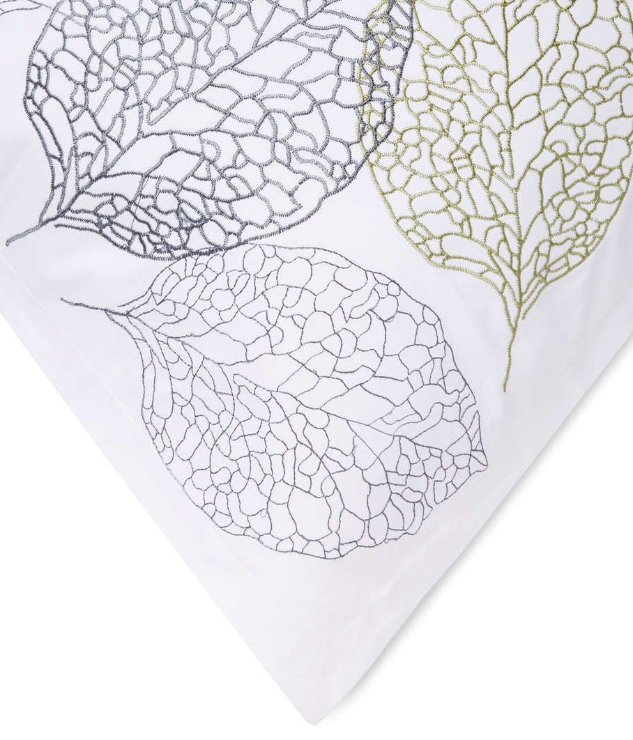 Turning Leaf Embroidered Duvet Set
