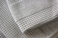 100% Turkish Cotton Waffle Terry Bath Sheets 2 Piece Set