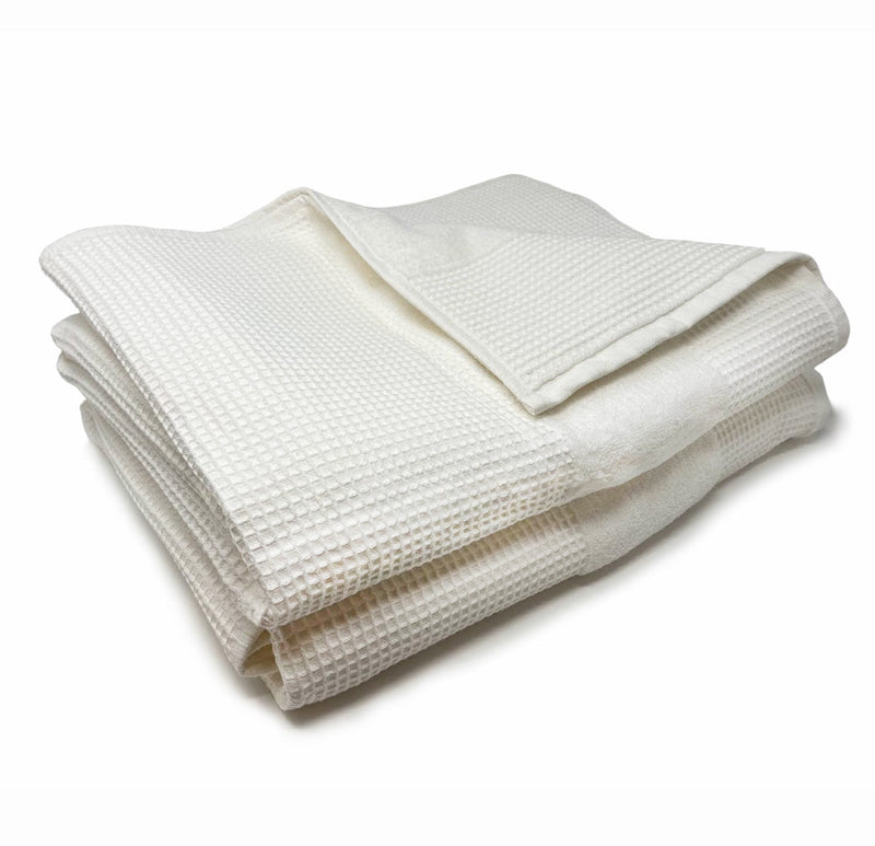 100% Turkish Cotton Waffle Terry Bath Sheets 2 Piece Set