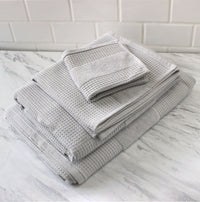 100% Turkish Cotton Waffle Terry Bath Sheets 2 Piece Set